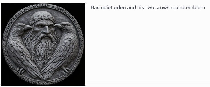 File:Odin & raven AI generated image from midjourney with prompt.png
